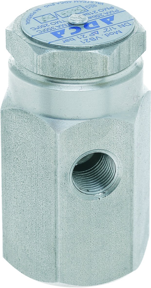 CVIDEI - Purgeur casse-vide en acier inoxydable taraudé.